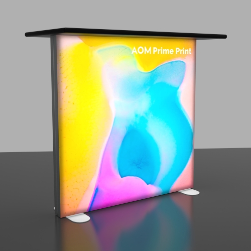 Customizable Light Box Promo Counter Table