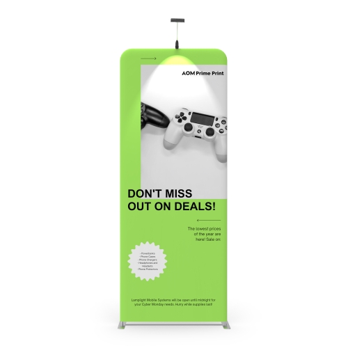 2ft Custom Tension Fabric Banner 10