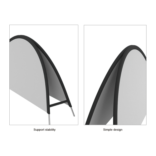 Semicircle Pop Up A-Frame Banner Stand 14