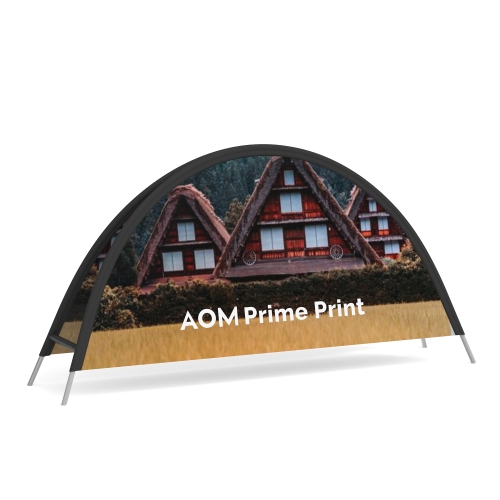 Semicircle Pop Up A-Frame Banner Stand 14