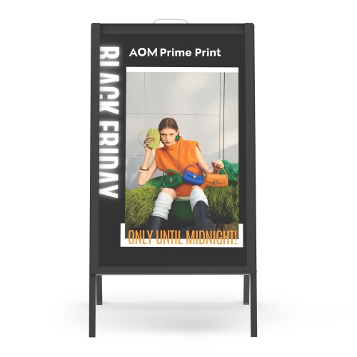 A frame logo trade display sign 03