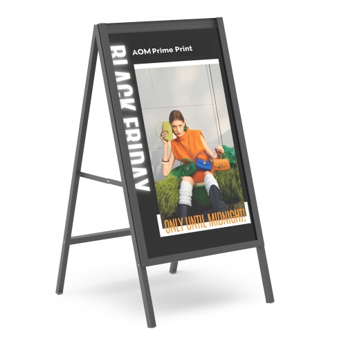 A frame logo trade display sign 03