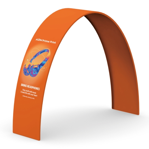 Custom Trade Show Rainbow Archway Banner Stand Display 02