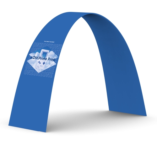 Custom Trade Show Ribbon Archway Banner Stand Display 04