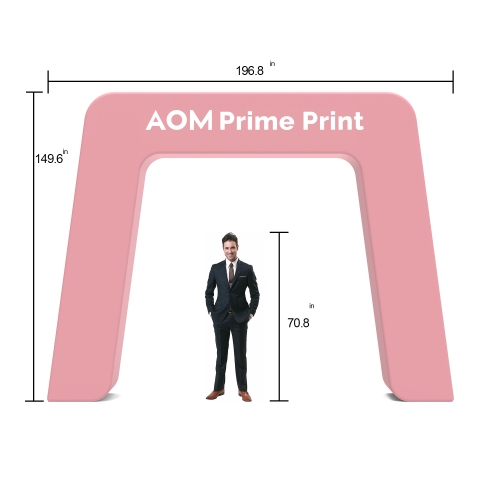 High-Quality Customizable Sport N-Shape Arch for Race Finish Line - Eye-Catching Advertising Equipment with Easy Setup