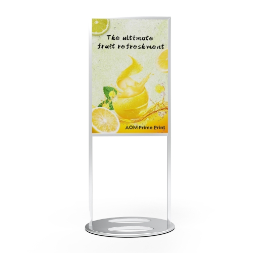 Poster Graphic Print Floor Stand for Promotion Advertising 02