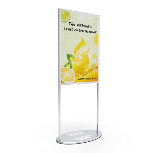 Poster Graphic Print Floor Stand for Promotion Advertising 02