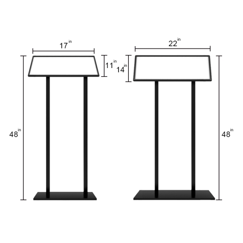 Poster Graphic Print Floor Stand for Promotion Advertising 03