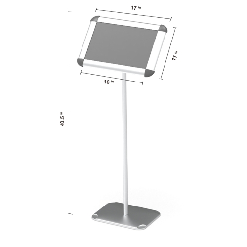 Poster Graphic Print Floor Stand for Promotion Advertising 07