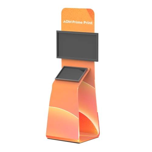 Stylish Monitor/TV, iPad, Tablet & Literature Banner Stand 01