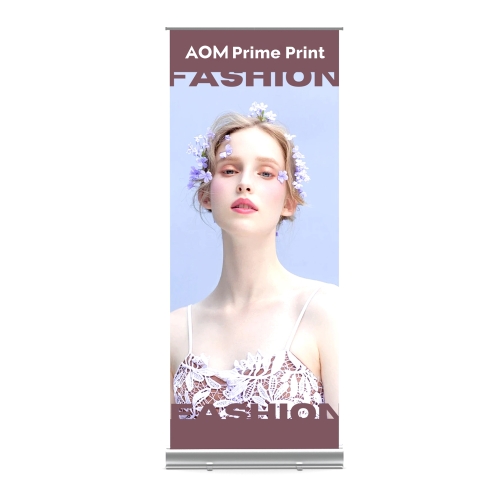 Standard Retractable Banner Stand with Economic Base 01