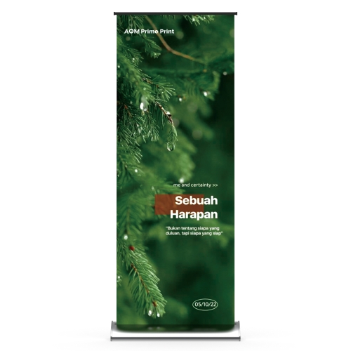 Standard Retractable Banner Stand with Economic Base 02