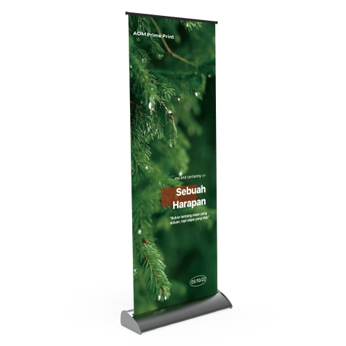 Standard Retractable Banner Stand with Economic Base 02