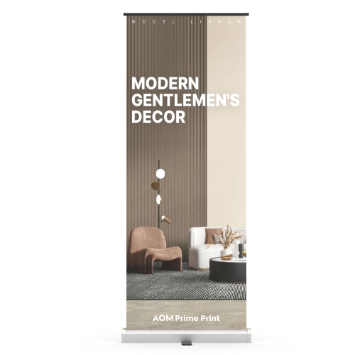 Standard Retractable Banner Stand with Economic Base 05