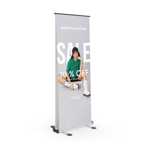 Standard Retractable Banner Stand with Economic Base 06