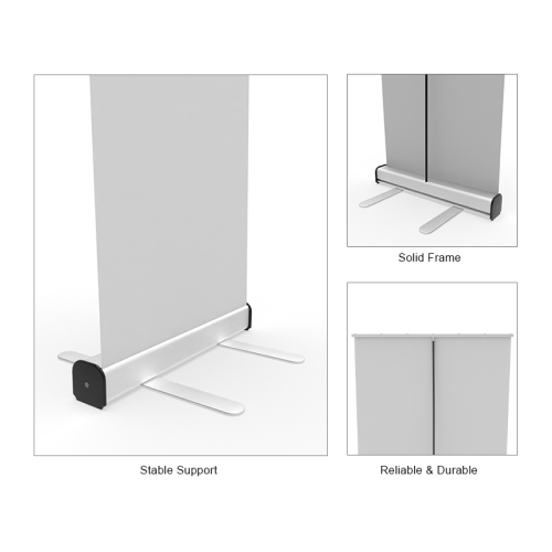 Standard Retractable Banner Stand with Economic Base 08