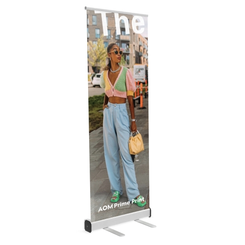 Standard Retractable Banner Stand with Economic Base 08