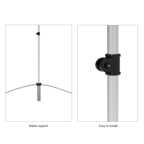 Rectangle Flag Banner with Cross Base & Water Bag 01