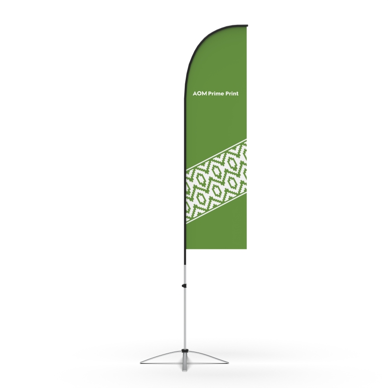 Feather Flag Banner with Cross Base & Water Bag 01