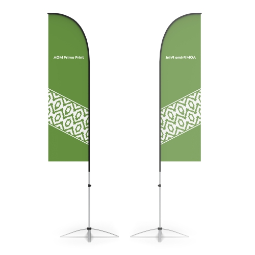 Feather Flag Banner with Cross Base & Water Bag 01