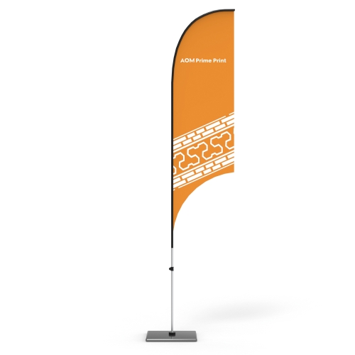 Feather Flag Banner with Square Base & Water Bag 06