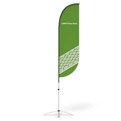 Feather Flag Banner with Cross Base & Water Bag 07