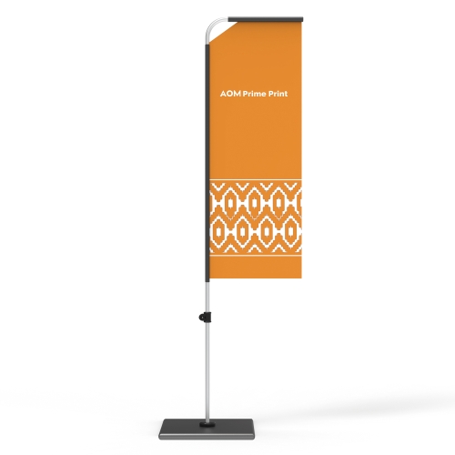 Rectangle Flag Banner with Square Base & Water Bag 03