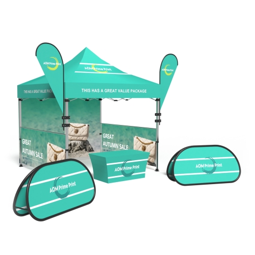 10x10 Custom Pop Up Canopy Tent Combos 02