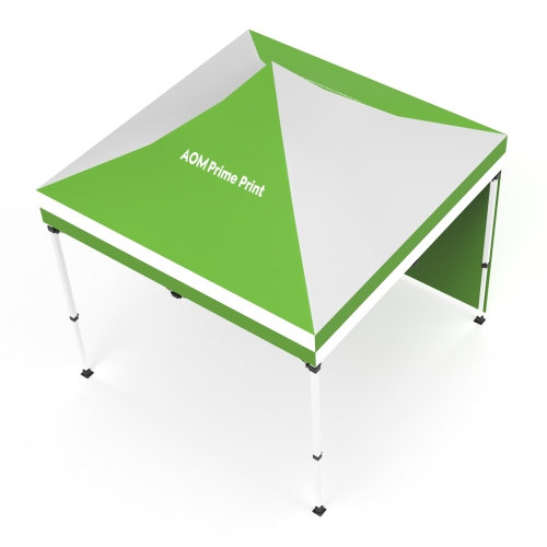 10x10 Custom Pop Up Canopy Tent & Double-Sided Full Backwall 03