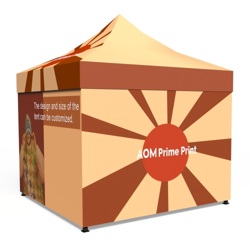 10x10 Custom Pop Up Canopy Tent & 4 x Double-Sided Full Walls 05