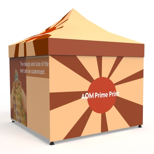 10x10 Custom Pop Up Canopy Tent & 4 x Double-Sided Full Walls 05