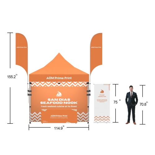 10x10 Custom Pop Up Canopy Tent Combos 14