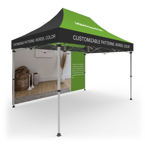 10x15 Custom Pop Up Canopy Tent & Double-Sided Full Backwall 03