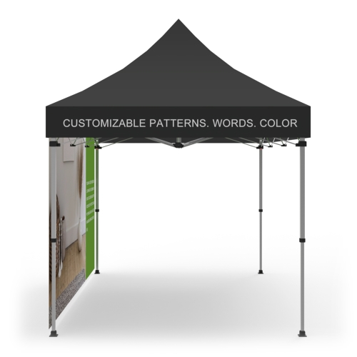 10x15 Custom Pop Up Canopy Tent & Double-Sided Full Backwall 03