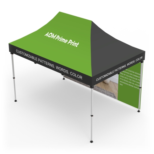 10x15 Custom Pop Up Canopy Tent & Double-Sided Full Backwall 03