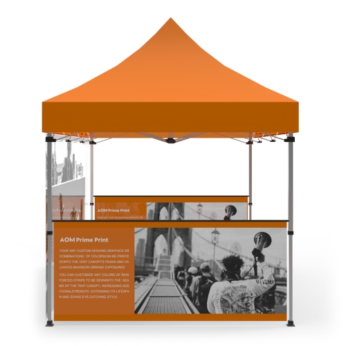 10x15 Custom Pop Up Canopy Tent & Double-Sided Full Backwall & 2 x Double-Sided Half Sidewalls 05