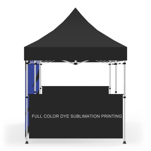 10x20 Custom Pop Up Canopy Tent & Double-Sided Full Backwall & 2 x Single-Sided Half Sidewalls 03