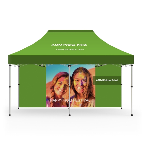 10x20 Custom Pop Up Canopy Tent & Double-Sided Full Backwall 05