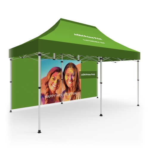 10x20 Custom Pop Up Canopy Tent & Double-Sided Full Backwall 05