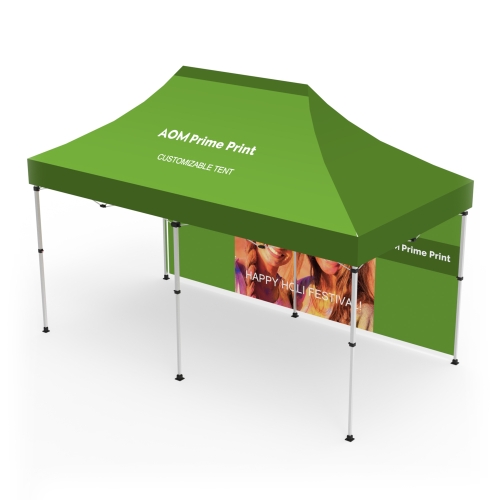 10x20 Custom Pop Up Canopy Tent & Double-Sided Full Backwall 05