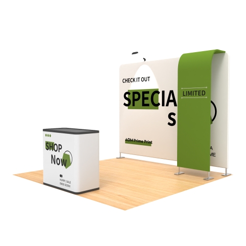 10x10 Custom Waveline Trade Show Display 02