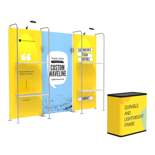 10x10 Custom Waveline Trade Show Display 11