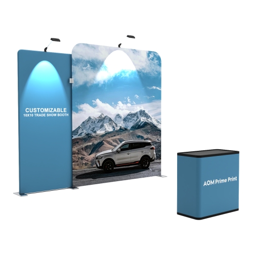 10x10 Custom Waveline Trade Show Display 12