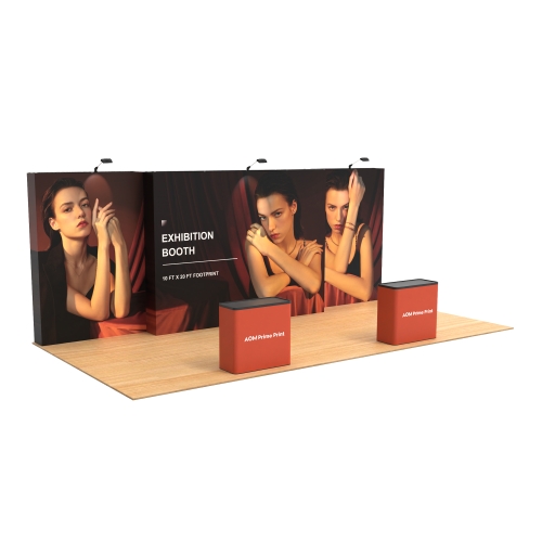 10x20 Custom 360 Backlit Trade Show Display 03