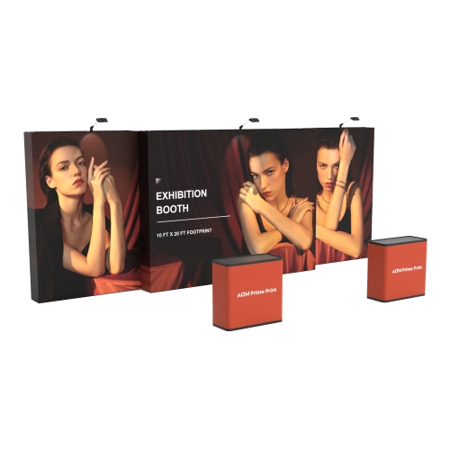 10x20 Custom 360 Backlit Trade Show Display 03