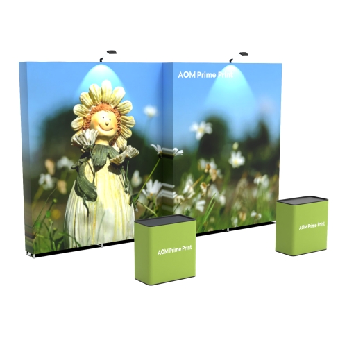 10x20 Custom 360 Backlit Trade Show Display 05