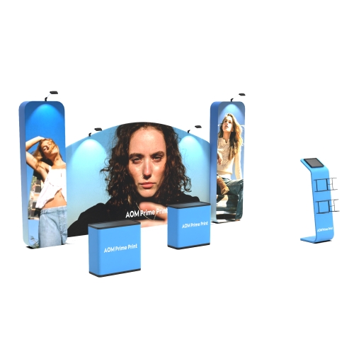 10x20 Custom 360 Backlit Trade Show Display 07