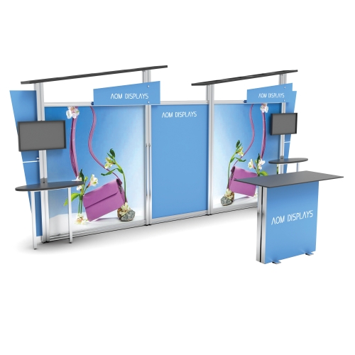 10x20 Custom Modular Trade Show Exhibitline Displays 01