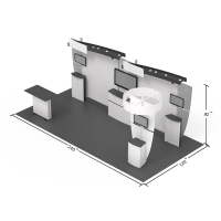 10x20 Custom Modular Trade Show Exhibitline Displays 09