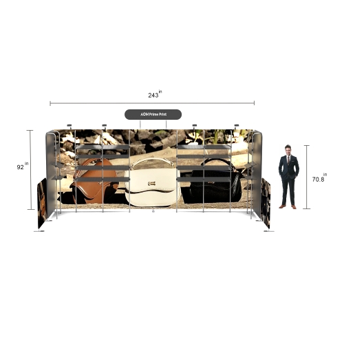 10x20 Custom Waveline Trade Show Display 02